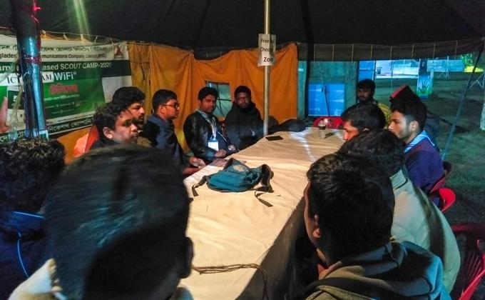 ২য় কমিউনিটি বেইজড স্কাউট ক্যাম্পে সিরাজগঞ্জ এর মিলনমেলা