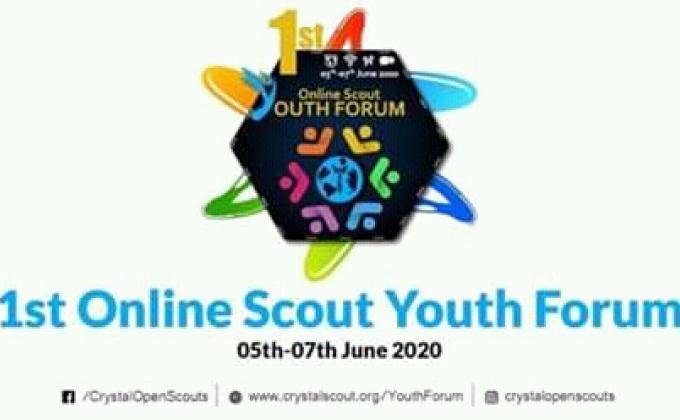 1st Online Scout Youth Forum organized by Crystal Open Scouts