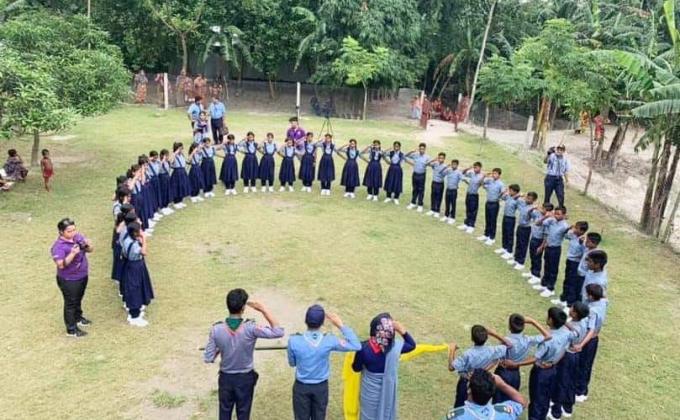 APR Media Team visited in Lalmonirhat project by Crystal Open Scouts