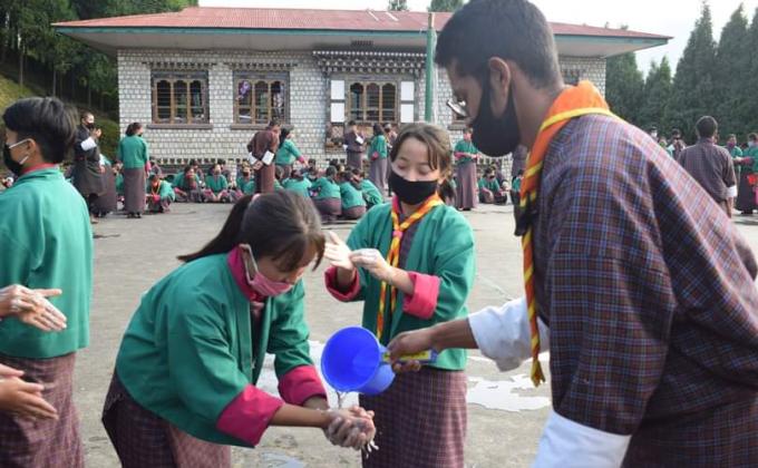 Global hand washing day. 