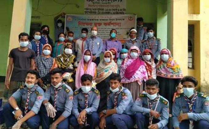 ৮ই সেপ্টেম্বর বিশ্ব সাক্ষরতা দিবস উপলক্ষে মাগুরা আদর্শ কলেজ রোভার স্কাউট গ্রুপ এর নিরক্ষরমুক্ত কর্মশালা 