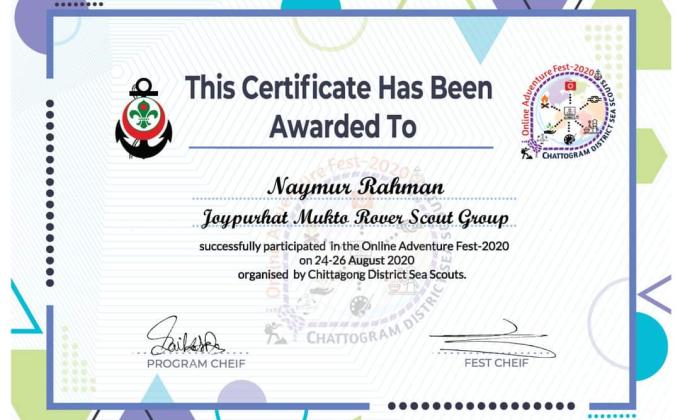 Online Adventure Fest - 2020(Camp).