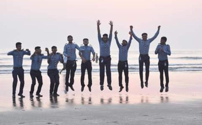 Nature observation of Magura Adarsha  College Rover Scout Group