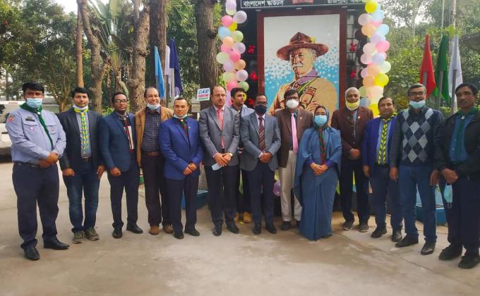 Innaguration a Mural of Robert Stifension Smith Lord Baden Powell of Gillwell