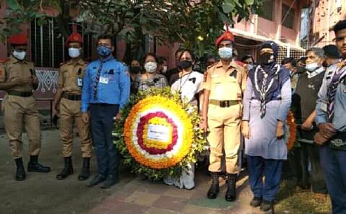 আন্তর্জাতিক মাতৃভাষা দিবস ২১শে ফেব্রুয়ারি ২০২১ উদযাপন -  কবি নজরুল সরকারি কলেজ, রোভার স্কাউট গ্রুপ, ঢাকা -১১০০