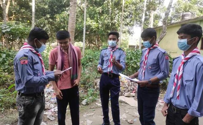 Plastic tide turner challenge badge/initial stage:awaring 20 families