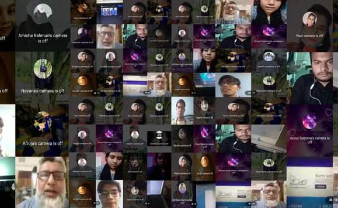 25 September 2020 today's troop and crew meeting.

