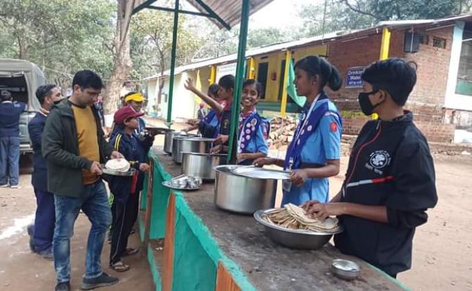 Service At : "2nd South Asian Associations Nation's  Scout Organisation's Adventure Programme and 22nd International Adventure Programme "held from 02/02/2020 to 08/02/2020_Pachmarhi M.P. BSG India.