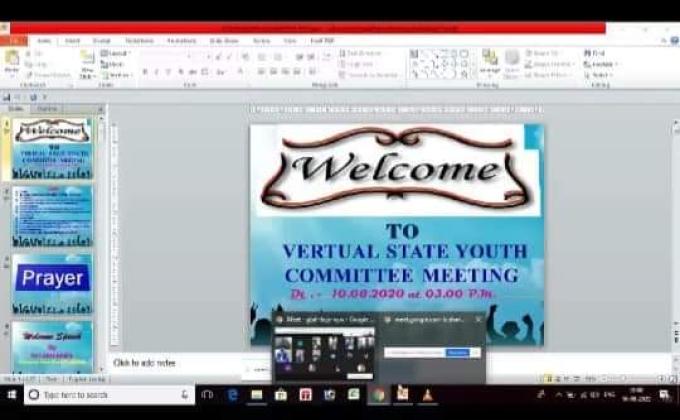 State youth committee meeting 2020