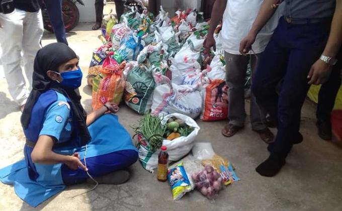 On this pandemic situation , me with my friends prepare some packet , and distribute that among the poor people.