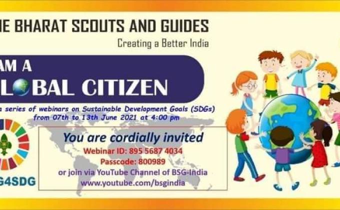 Day 3,Webinar on SDGgoals, i am a global citizen ##BSGindia ##Bsg4SDG 