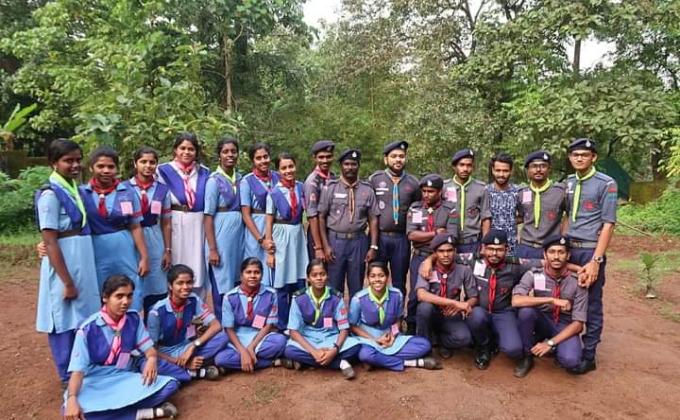 57 th Rebindranath Tagore open rover crew chavakkad kerala .