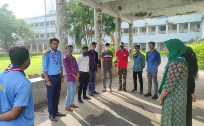 সপ্তনীল মুক্ত মহাদলের সাপ্তাহিক ট্রুপ মিটিং এবং ক্র-মিটিং