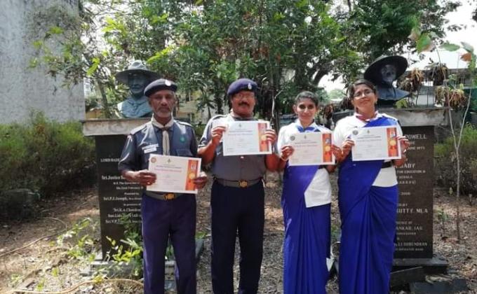 Award for 10 years long term Services 