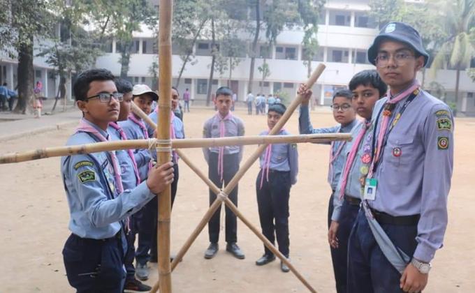 বার্ষিক তাঁবুবাস ও দীক্ষা অনুষ্ঠান ২০২০।পাওনিয়ারিং। 