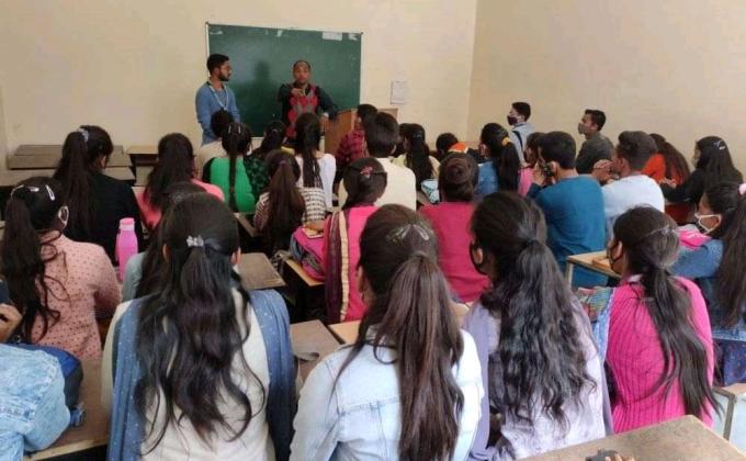 TOOK PART IN A UNIT MEETING 