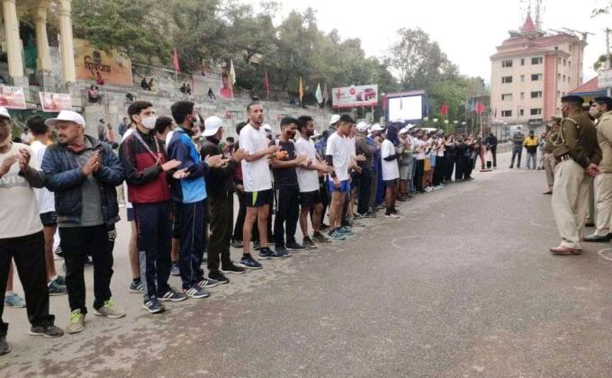 GAVE OUR SERVICES IN OPEN HALF MARATHON