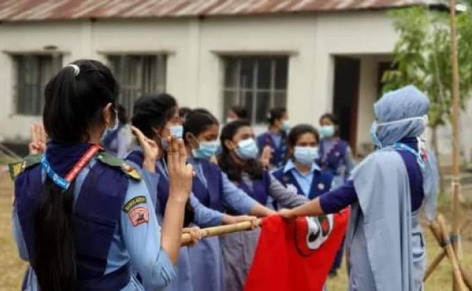 সপ্তনীল মুক্ত মহাদল এর আয়োজনে ১ম গ্রুপ ক্যাম্প