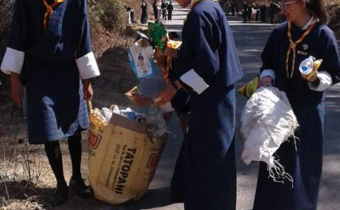 Cleaning campaign done on Birth Anniversary of his Majesty