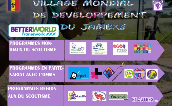 Village mondiale de développement du jambke 