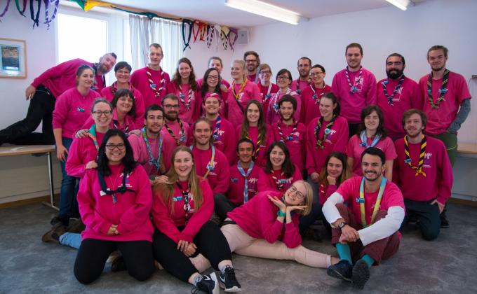 Volunteer Staff at Kandesteg International Scout Centre - Winter 2018