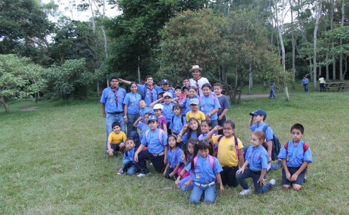 1ra. Reforestación Scout Parque Bicentenario, Grupo Scout No. 8, El Salvador