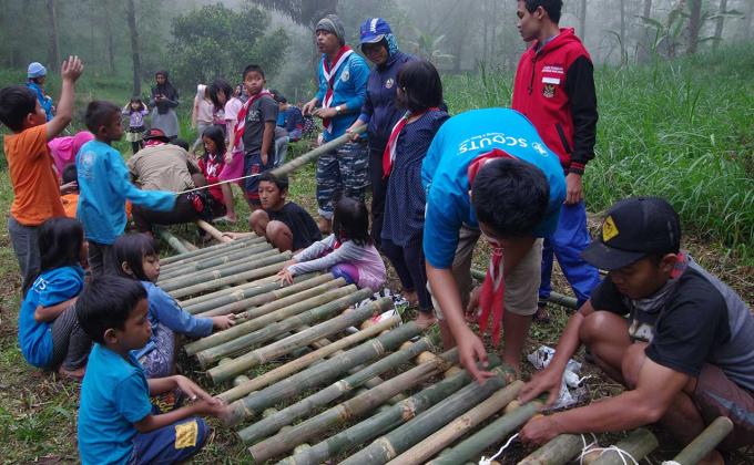 Simple Bamboo Bridge