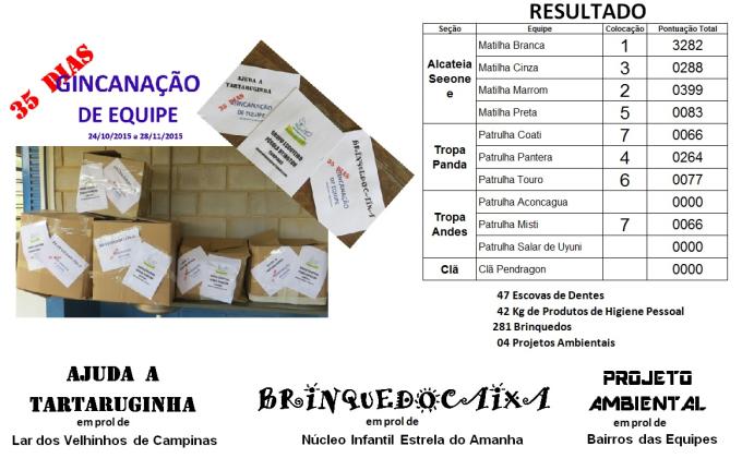Gincanação 35 Dias