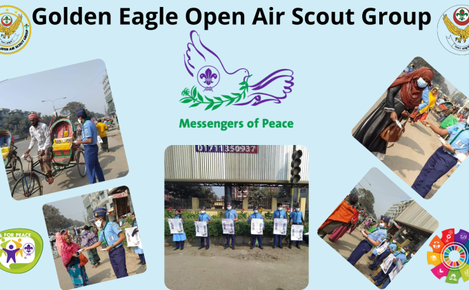 As per Our Covid-19 Situation,  Golden Eagle Open Air Scout Group Distribute 1000 Marks 
