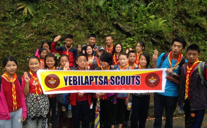 Waste Management Awareness to the villagers through scouting Program