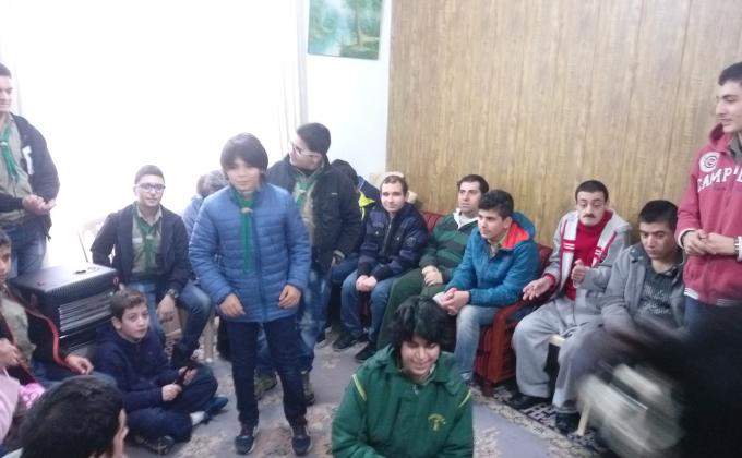 Troupe SJAJ aiding Baytouna Al Jadid