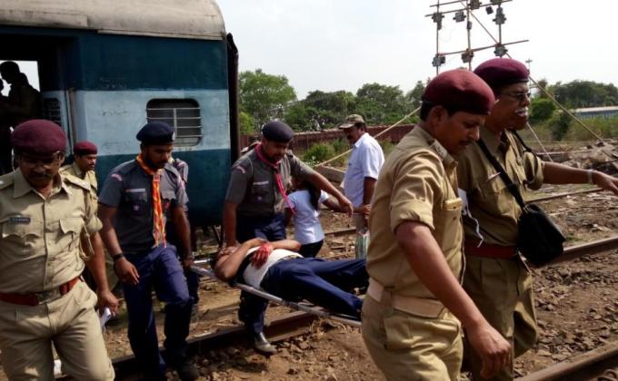 TRAIN ACCIDENT MOCK DRILL EXERCISE