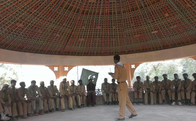 I 'm conducting  Mop road shwo collaboration with Wahdat scouts open groups sindh,