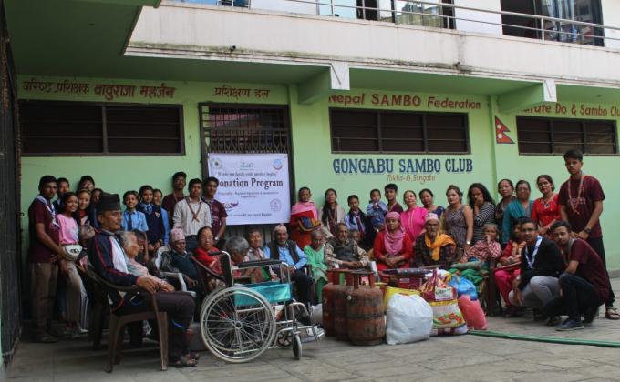 Donation programme on social service day