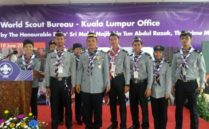 Perasmian Ibu Pejabat WOSM, Kuala Lumpur.