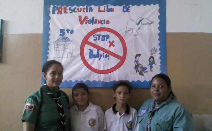 5 grado dice alto al bulling