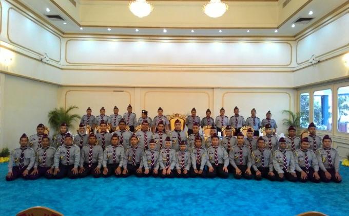 Penyerahan Sijil Pengakap Raja Negeri Pahang oleh KDYTM Tengku Mahkota Pahang