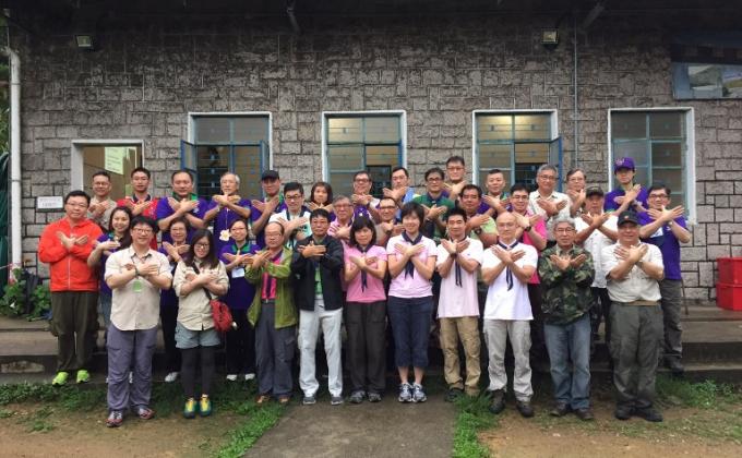 Litter picking in the country park