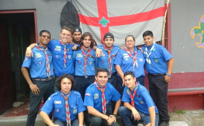 Guías y Scouts grupo #8 del Pilar dicen NO al Bullying 