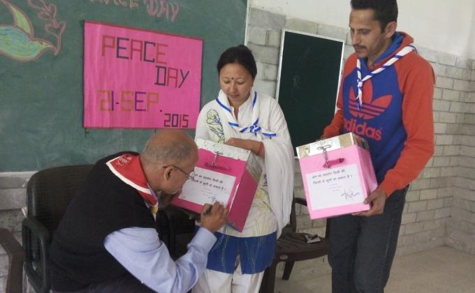 Project "SAMARTH"- Part - V (Collecting donations and clothes by R/R Unit for  "Mothers Home")
