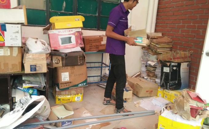 Cleaning BP house