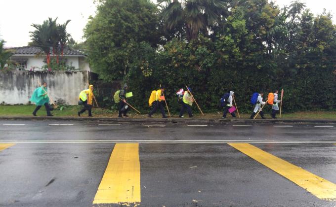 8km and 16km Hike for Scout Junior Badge - Usaha and Maju