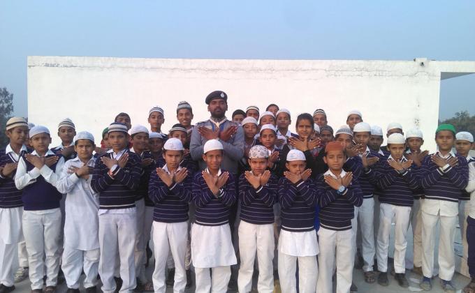 स्काउटिंग के विभिन्न क्रियाकलाप शिविर।