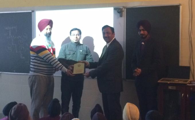 delivered lecture to the scouts under messanger of peace