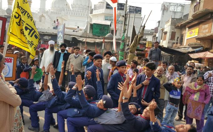 Service in shobha yatra
