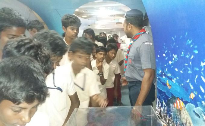 Science Express climate change special-service