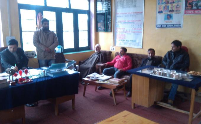 School Management development committee meet