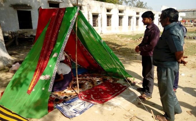 स्काउटिंग सामान्य जानकारी व् तम्बू निर्माण प्रतियोगित।