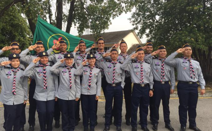 Perbarisan Unit beruniform sempena Kejohanan Olahraga Tahunan KALI Ke-56 IPG Kampus Ilmu Khas, Kuala Lumpur