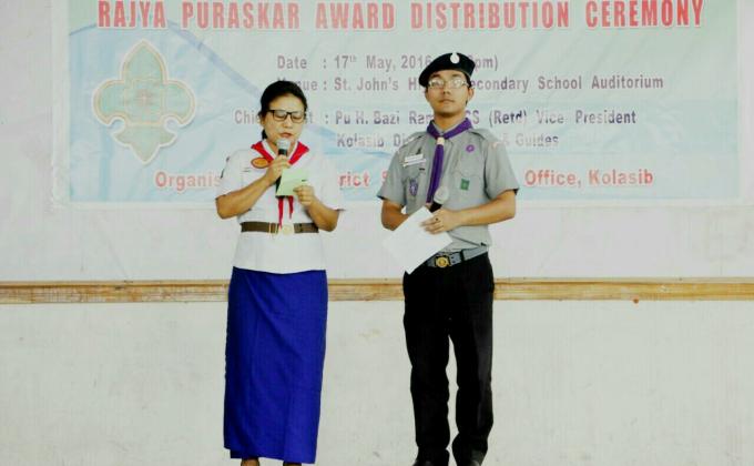 AWARD DISTRIBUTION CEREMONY AT MIZORAM